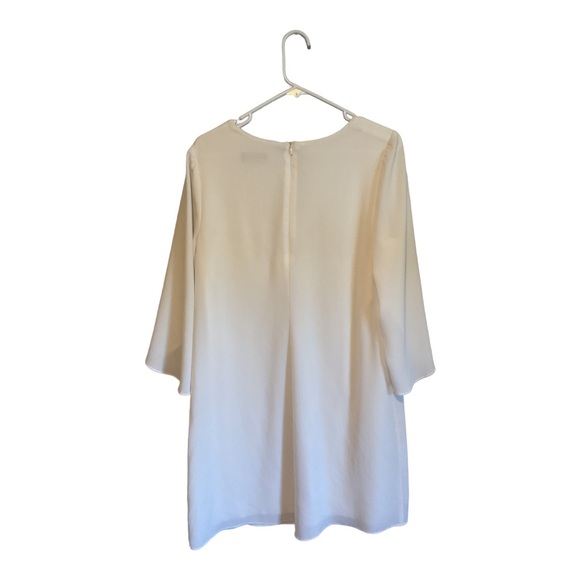Solid White Sheath Dress Connected Apparel Size Large - Picture 2 of 3